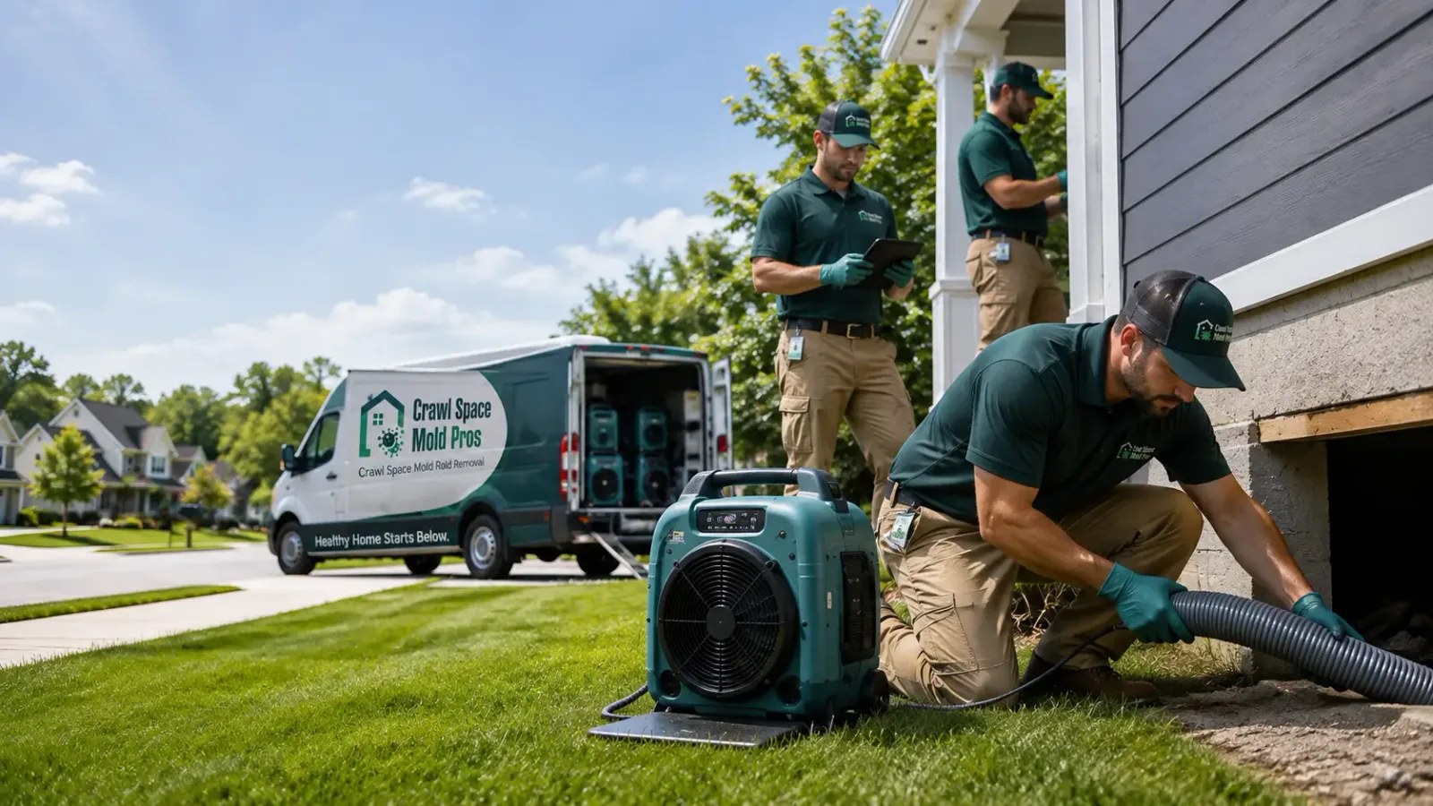 Crawl Space Mold Removal in Cascade, MD